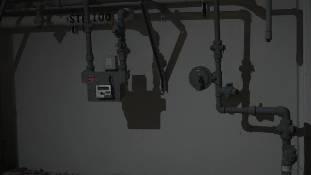 Gas pipe lines 