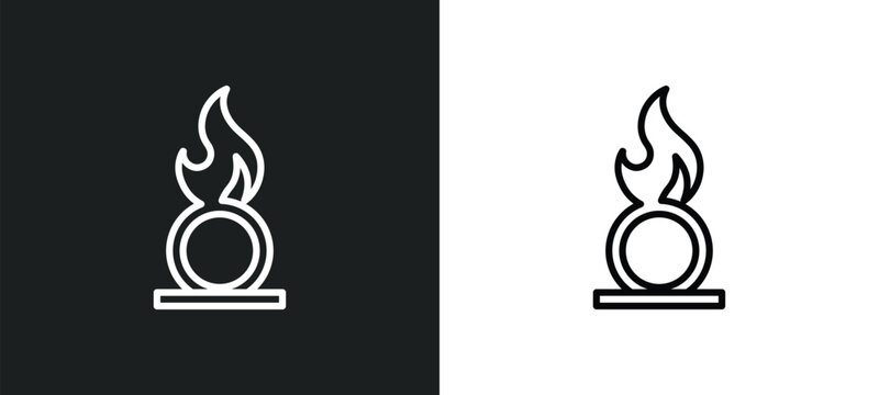 oxidizing agent outline icon in white and black colors. oxidizing agent flat vector icon from cleaning collection for web, mobile apps and ui.