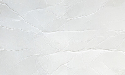 White crumpled paper. .Abstract texture background for design. Paper surface with creases