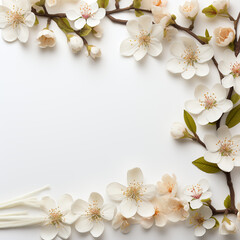 cherry blossom background,Generative AI