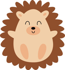 Hedgehog Animal Smiling