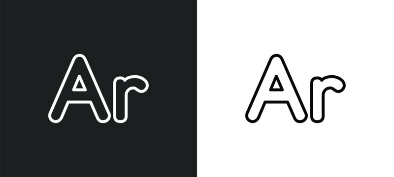 malagasy ariary outline icon in white and black colors. malagasy ariary flat vector icon from africa collection for web, mobile apps and ui.