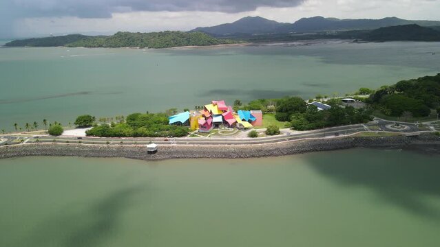 Colorful museum in Panama