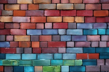 colorful bricks pattern