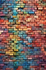 colorful bricks pattern