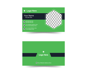 Business with company logo and modern Luxury and elegant business card