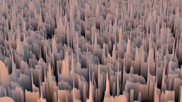 Future Shapes 1057: Futuristic generative extrusion.