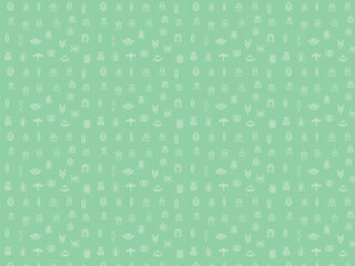 昆虫パターン壁紙イラスト　背景塗り横向き