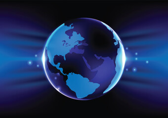 Vector illustration of technology network background.connection line.Global network.