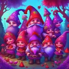 Colorful gnomes