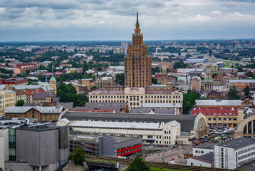 Fototapeta premium view of the city