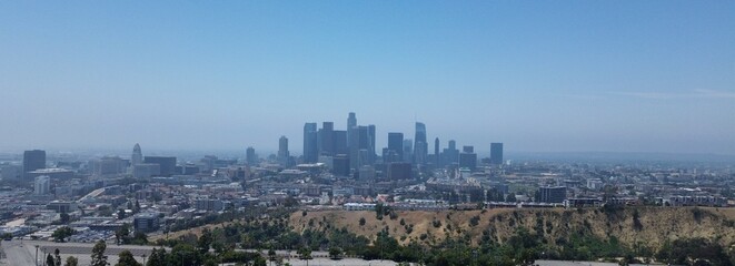 Aerial shot o City of Los Angeles