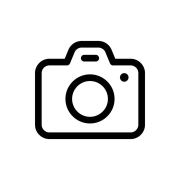 Simple Camera icon. The icon can be used for websites, print templates, presentation templates, illustrations, etc