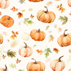 Pattern Pumpkin Autumn Seasonal Vibe 03