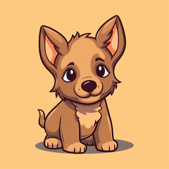 Cute Puppy Dog Cartoon Character: Perfect for Children's Products and Playful Designs
