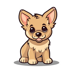 Cute Puppy Dog Cartoon Character: Perfect for Children's Products and Playful Designs