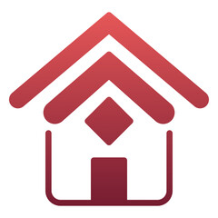 wifi icon, gradient glyph icon style