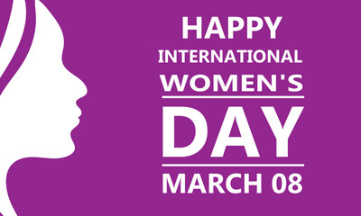 International Women's Day is celebrated on the 8th of March, Vector illustration design..eps
