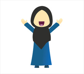 Muslim Women Vector