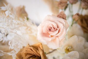 Obraz na płótnie Canvas Beautiful Natural Light Wedding Flowers Events Reception Ceremony Rustic Airy Vintage