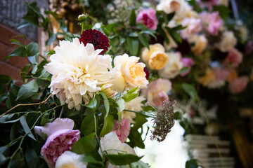 Botanical Garden Wedding Flowers Event Bouquet Forest Fairytale Flower Events Table Setting Centerpiece Arrangement Design Candles