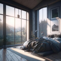 Bedroom. Image created by AI