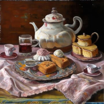 Tea Party. Image created by AI