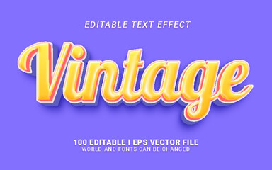 Fototapeta premium vintage text effect