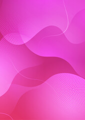 Vector illustration of bright pink gradient abstract pattern background with line gradient texture for minimal dynamic cover design.