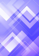 Vector white and blue abstract geometric poster