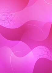 Abstract pink gradient geometric cover designs