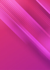Minimal covers design. Shape magenta gradient design. Future geometric patterns.