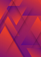gradient shape purple orange abstract geometri design background