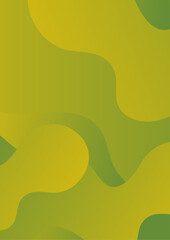 vivid gradient green abstract geometri design background