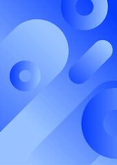 vivid gradient blue abstract geometri design background
