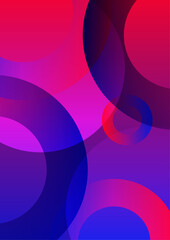 Obraz premium vivid gradient blue purple pink abstract geometri design background