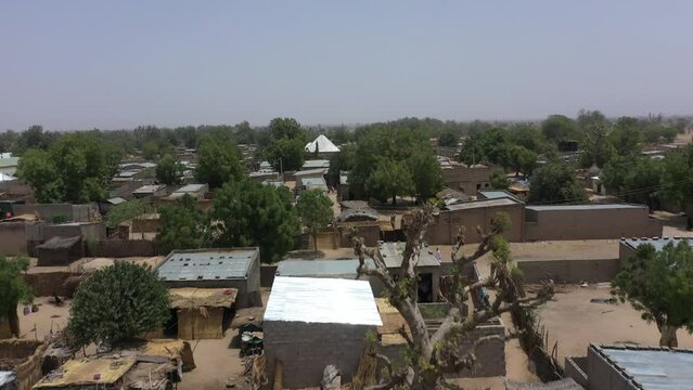 A  RURAL WEST-AFRICAN COMMUNITY IN NIGERIA, MAIDUGURI,  NIGERIA,  AFRICA.