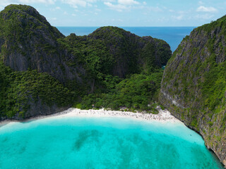 tropical island in the sea