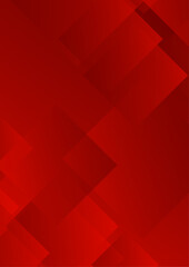 Vector illustration of bright red abstract pattern background with line gradient texture for minimal dynamic cover design. Blue, pink, yellow, green placard poster template
