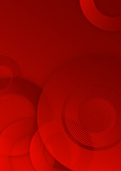 Abstract template brochure design with red geometric background