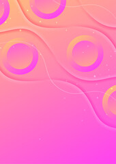 Minimal covers design. Pink yellow halftone gradients. Background abstract patterns. Vector template brochures, flyers, presentations, leaflet, magazine a4 size