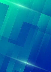 Obraz premium vivid gradient blue green abstract geometri design background