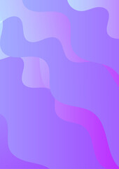 Set of minimal covers design. Purple gradient vector background. Modern template design for cover or web