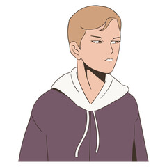 Illustration Of Cartoon Pop Art People