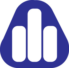 abstract logo design with minimalist style, white background