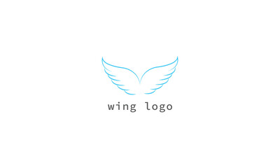 Wings Logo abstract design vector template Wings Logo.