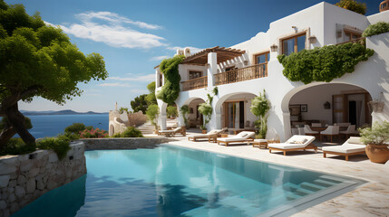 swimming pool in hotel