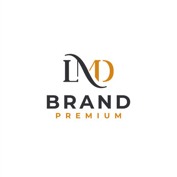 letter lmd monogram logo design