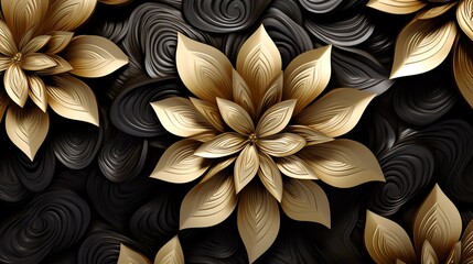 3D Intricate Flower Sublimation Tile Seamless 