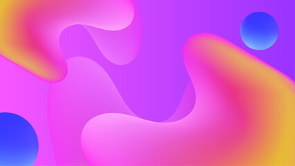 Liquid color background design. Fluid gradient shapes composition. Futuristic design posters.